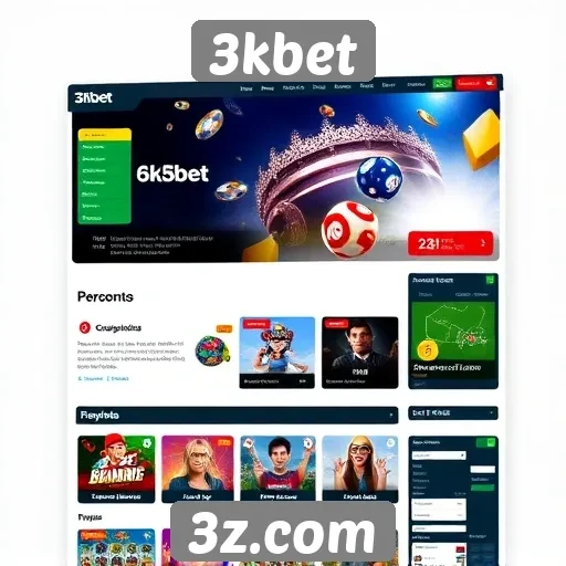 Experiência do usuário no site 3kbet
